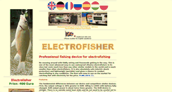 Desktop Screenshot of electro-fisher.net