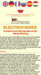 Mobile Screenshot of electro-fisher.net